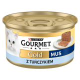 GOURMET Gold Pokarm dla kotów - mus z tuńczykiem (puszka) 85 g