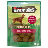 ADVENTUROS Nuggets Karma uzupełniająca dla dorosłych psów o smaku dzika 90 g