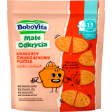 BOBOVITA Krakersy puzzle pszenno-orkiszowe pomidor z nutą bazylii po 15 miesiącu 105 g