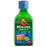 MÖLLER'S Tran Norweski Owocowy 140 ml