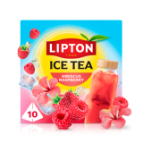 LIPTON ICE TEA Herbatka owocowa aromatyzowana Malina (10 piramidek) 35 g