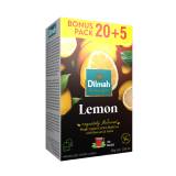 DILMAH Herbata czarna aromatyzowana Cytryna 20 torebek + 5 GRATIS! 38 g