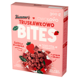 YUMMER’S x OWOLOVO Poduszki zbożowe z kremem o smaku truskawkowym 300 g