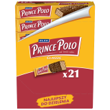PRINCE POLO Classic Wafelek Classsic z kremem kakaowym oblany czekoladą x21 367 g