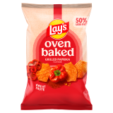 LAY'S Oven Baked Pieczone formowane chipsy ziemniaczane o smaku grillowanej papryki 110 g