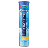 PLUSSSZ Elektrolity COMPLEX z sokiem owoc. (20 tabl. mus.) 1 szt