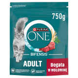 PURINA ONE Adult Karma dla dorosłych kotów bogata w wołowinę i pełne ziarna 800 g