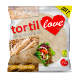 TORTILOVE Tortilla pełnoziarnista - 25 cm (4 szt.) 240 g