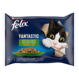 FELIX® Fantastic Karma dla kotów - Wiejskie smaki w galaretce 4x85g 340 g