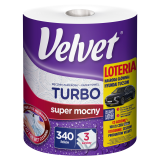 VELVET TURBO Ręcznik papierowy 3-warstwowy 340 listków 1 szt