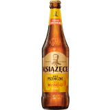 KSIĄŻĘCE Złote Pszeniczne z nutą mango Piwo (cena zawiera 1 zł kaucji za butelkę) 500 ml