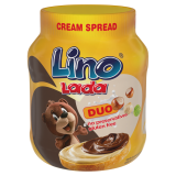 LINO LADA Krem do smarowania DUO - czekoladowo-orzechowy 350 g