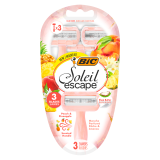 BIC Maszynka do golenia Soleil Escape 3 Peach & Pineapple 1 szt
