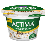 ACTIVIA Jogurt naturalny ze zbożami błonnikiem i probiotykami 165 g
