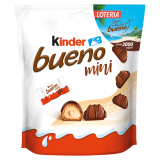 KINDER Bueno Wafel w mlecznej czekoladzie wypełniony mleczno-orzechowym nadzieniem 108 g