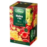 BIFIX Premium Malina z Lipą Herbatka owocowa 20 torebek 40 g