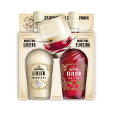 DALKOWSKI Zestaw likier śmietankowy i eliksir Malina 2x350ml 1 szt