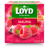 LOYD TEA Herbatka owocowa - malina (20 piramidek) 54 g