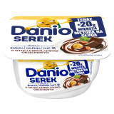 DANIO Serek homogenizowany czekoladowo-orzechowy 150 g