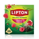 LIPTON Herbata zielona - malina i granat (20 tor.) 28 g