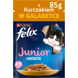 FELIX® Fantastic Junior Karma dla kociąt kurczak w galaretce 85 g
