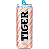 TIGER Gazowany napój energetyzujący bez cukru o smaku brzoskwini 250 ml