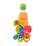 KUBUŚ Play! Napój owocowy woda i owoce jabłko malina 400 ml