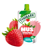 TYMBARK Mus truskawkowo-jabłkowo-bananowo-marchewkowy (bez dodatku cukru) 120 g