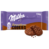 MILKA Sensations Ciastka kakaowe z kawałkami czekolady mlecznej 156 g