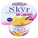 PIĄTNICA Skyr Jogurt typu islandzkiego waniliowy bez laktozy 150 g