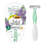 BIC Maszynka do golenia Soleil Escape 3 Lawenda i Eukaliptus 1 szt