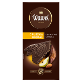 WAWEL Czekolada Premium Gruszka Migdał delikatnie gorzka 90 g