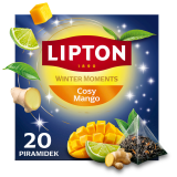 LIPTON Herbatka czarna COSY MANGO (20 piramidek) 340 g