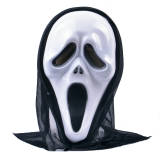 ARPEX Straszna maska z kapturem Halloween 1 szt