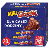 GRZEŚKI Mini wafle czekoladowe 400 g
