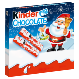 KINDER Chocolate Batoniki z mlecznej czekolady z nadzieniem mlecznym 4 szt. 50 g
