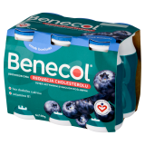 BENECOL Napój jogurtowy o smaku borówki 6x100g 600 g