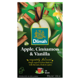 DILMAH Herbata czarna cejlońska z dodatkiem jabłka, cynamonu i wanilli (20 tor.) 30 g