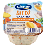 LISNER Sałatka śledziowa z jajkiem 140 g