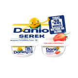 DANIO Serek homogenizowany truskawkowy (4x150g) 600 g