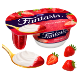 FANTASIA Jogurt kremowy z truskawkami 118 g