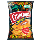 CRUNCHIPS X-Cut Chipsy cheddar WOŚP 130 g