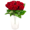MIMEA Róże Czerwone 35cm x 10 sztuk 1 szt