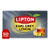 LIPTON Earl Grey Herbata czarna Lemon 50 torebek ex. 100 g