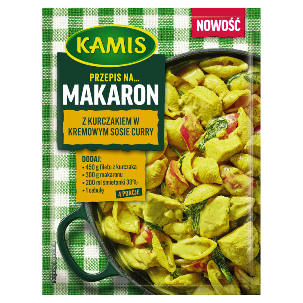 KAMIS Przepis na... Makaron z kurczakiem w sosie curry