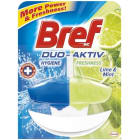Bref – Duo Active Lime & Mint Zawieszka do WC w formie żelu pozostawia toaletę czystą i pachnącą.