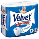 Najdłuższy papier toaletowy biały 4 rolki VELVET 1.000szt