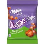 Draże Hazelnuts&Crispy Lila Stars Snax MILKA 60g