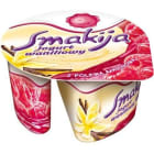 Jogurt waniliowy z polewą malinową Smakija CAMPINA BACHA 130g