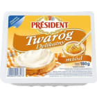 Delikatny twaróg z miodem PRESIDENT 180g